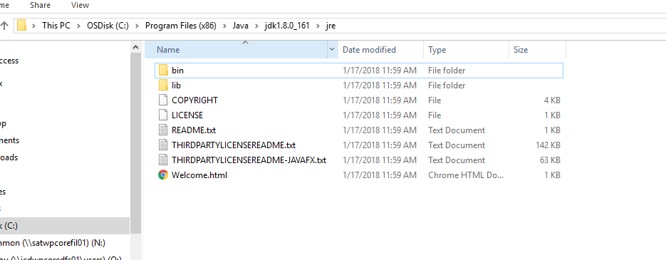 java folder
