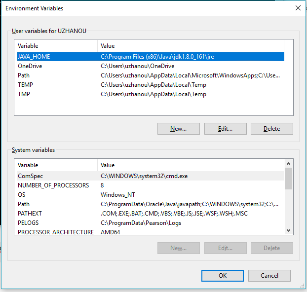 new user variable